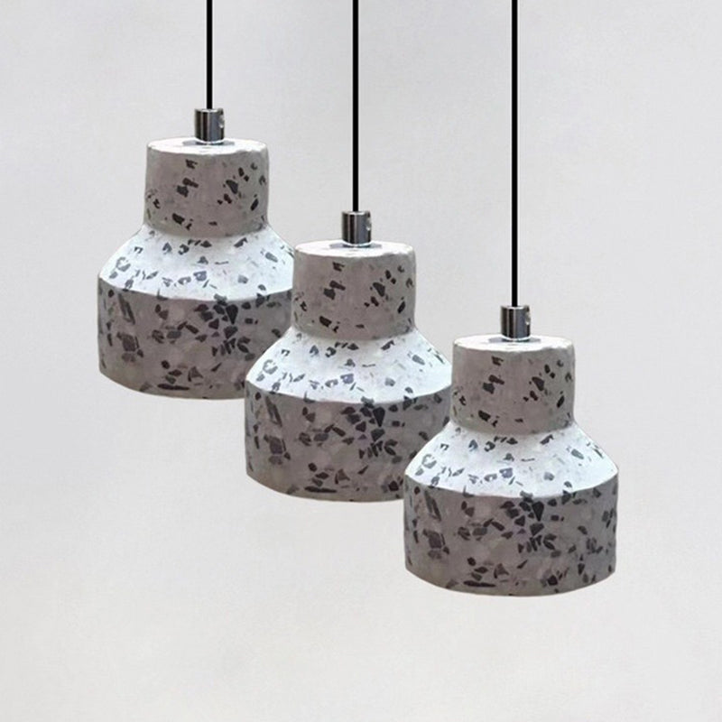 Plateau de pendentif ombré en pierre Style moderne suspendu pendant pour le salon