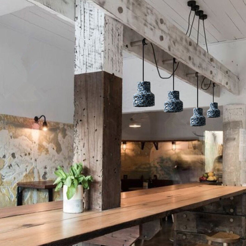 Plateau de pendentif ombré en pierre Style moderne suspendu pendant pour le salon