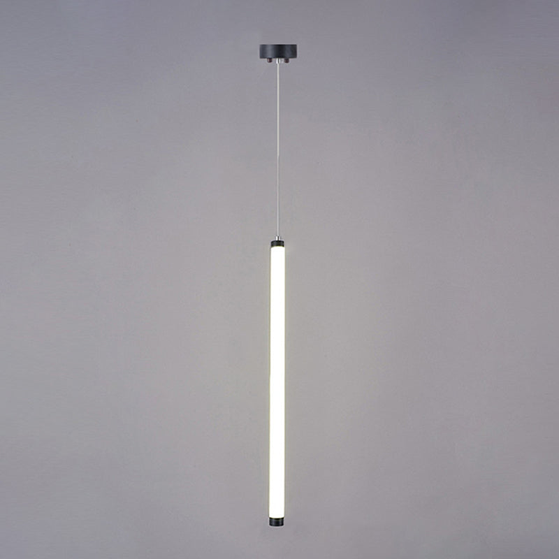 Acryl Modern Simple Led Pendant Light Lange lijnlampen voor slaapkamer eetkamer