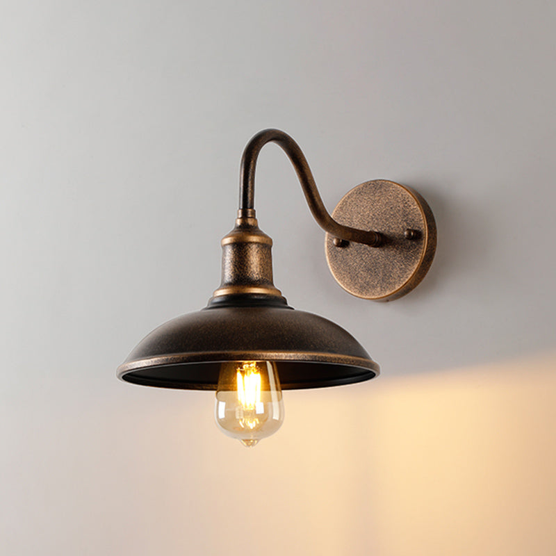 Lidwandmontaglampen Vintage Industrial Metall Wandleuchten Beleuchtungskörper für den Innenhof