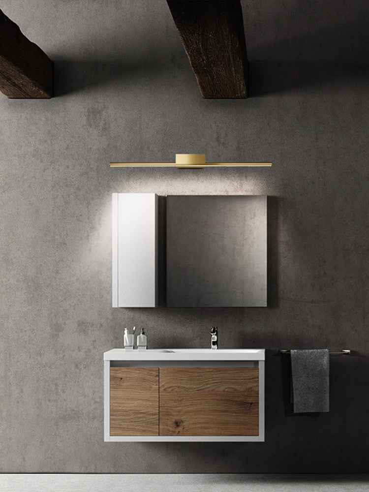 Luces de pared de tocador lineal Simplicidad posmoderna Disparo de pared acrílico para baño