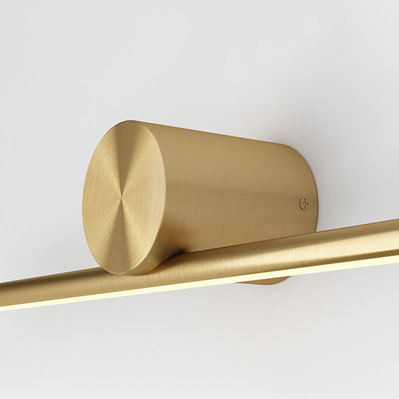 Luces de pared de tocador lineal Simplicidad posmoderna Disparo de pared acrílico para baño