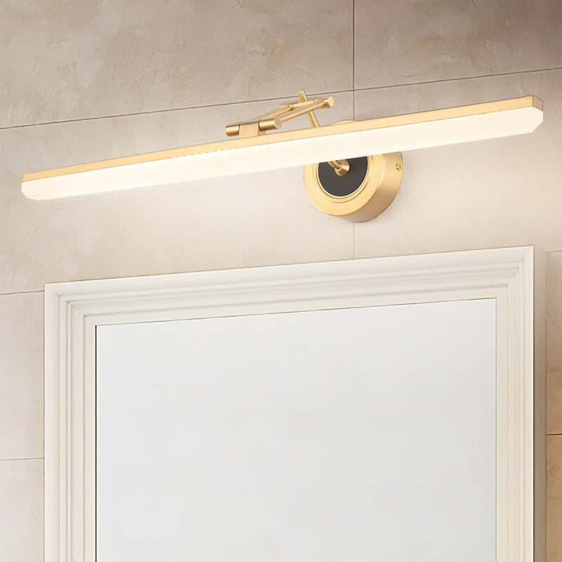 Vanité allongée Lumières murales postmodernes simplicité applique murale acrylique pour salle de bain