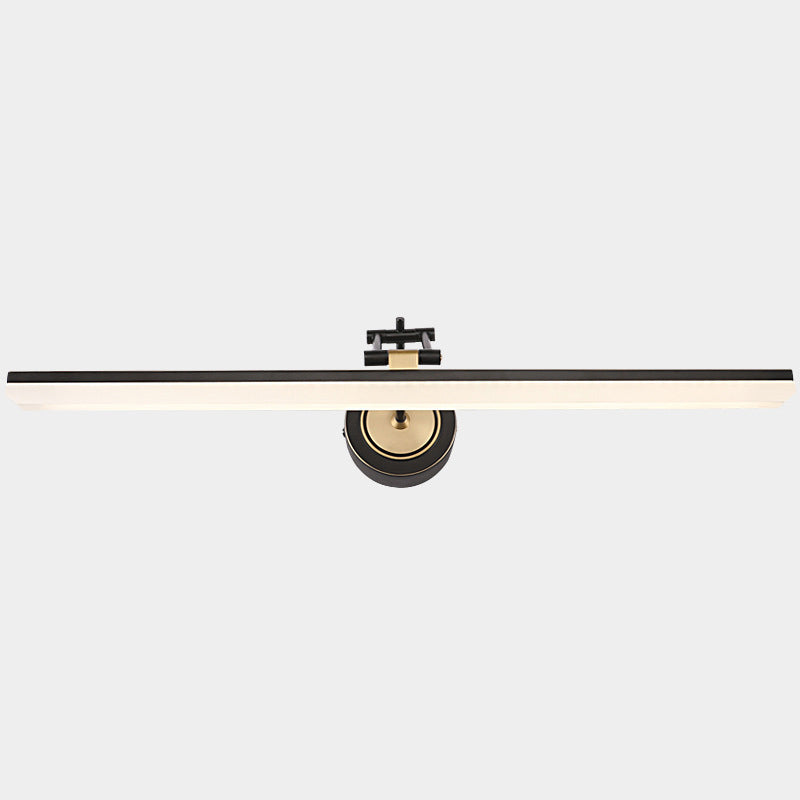 Vanité allongée Lumières murales postmodernes simplicité applique murale acrylique pour salle de bain