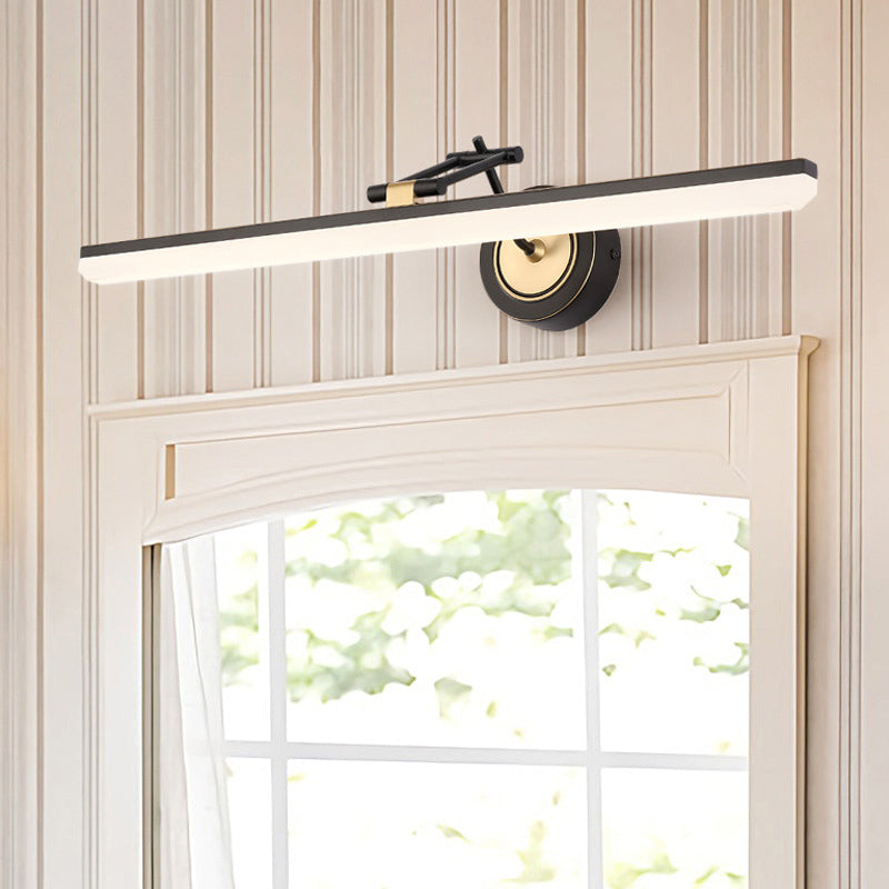 Vanité allongée Lumières murales postmodernes simplicité applique murale acrylique pour salle de bain