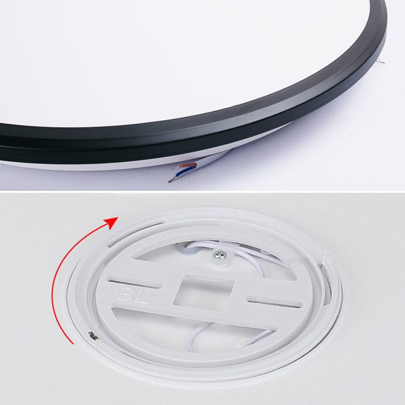 Plafonnier encastré ultra fin avec abat-jour en acrylique pour salle de réunion