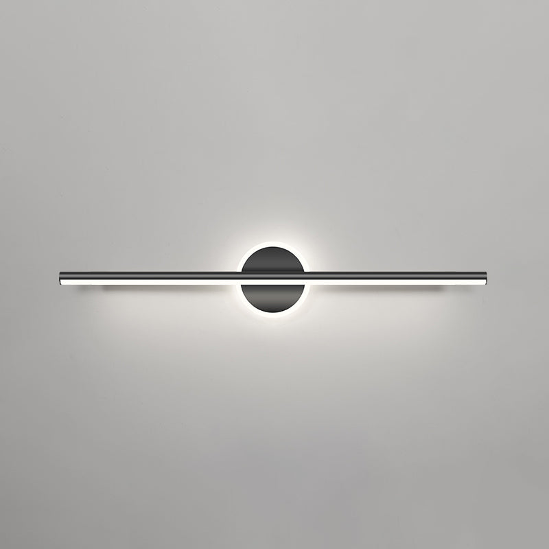 Luces de pared de tocador lineal Simplicidad posmoderna Disparo de pared acrílico para baño