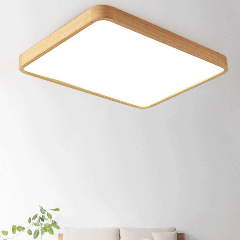 Plafonnier LED encastré de style moderne et minimaliste avec abat-jour en acrylique