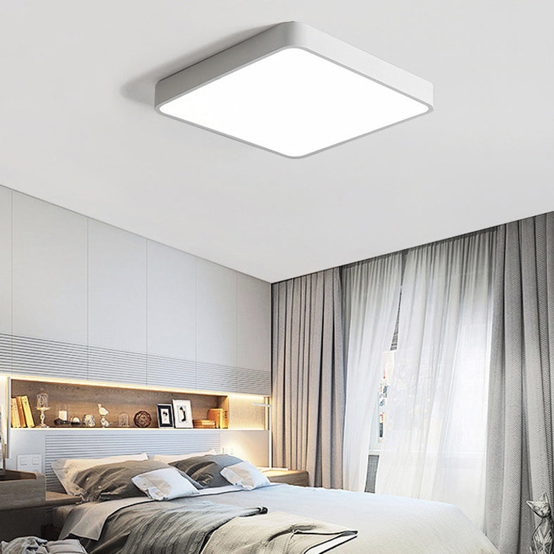Modern Style Square LED Flush Mount Ceiling Light Fixture for Meeting Room