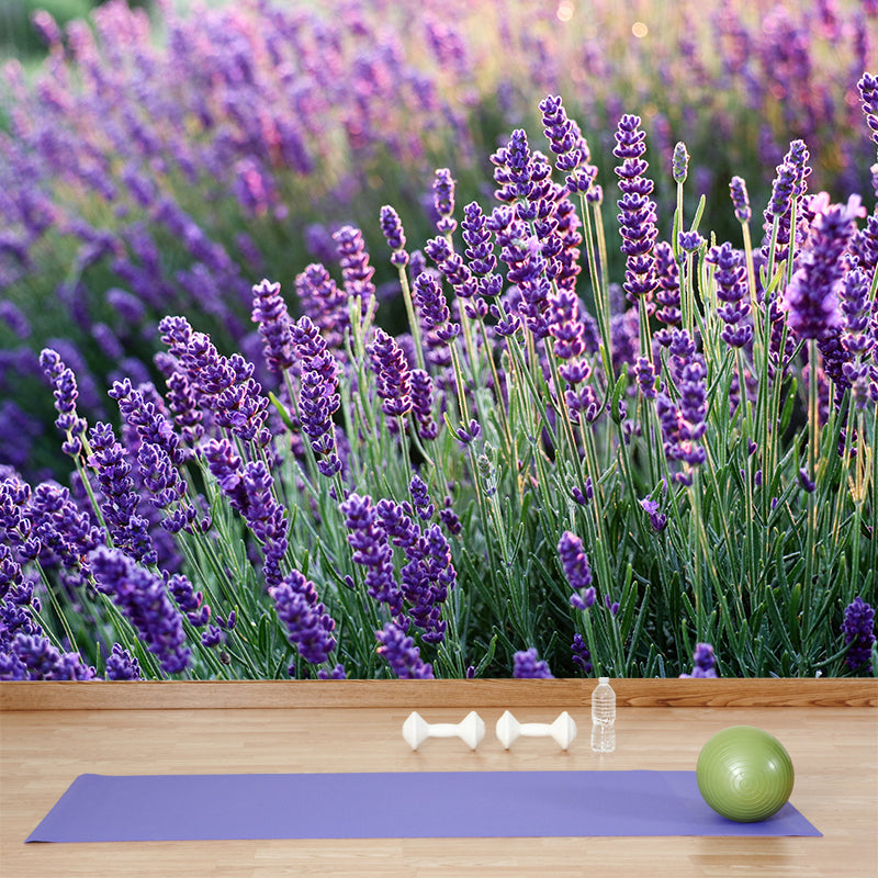 Customized Blooming Flowers Mural Decal Environmental Wallpaper for Living Room Wall Art