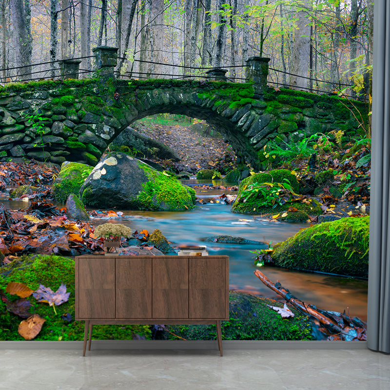 Bright Color Moss Painting Mural Decal Modern Stain-Proof Wall Covering