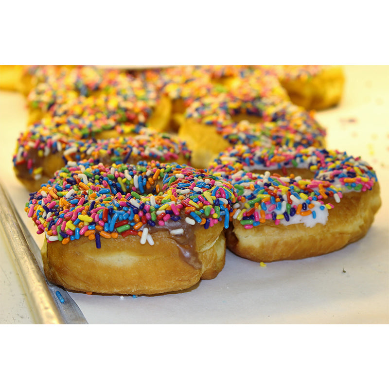 Customized Dessert Food Mural Donut Painting Wallpaper Commerce Shop Mildew Resistant