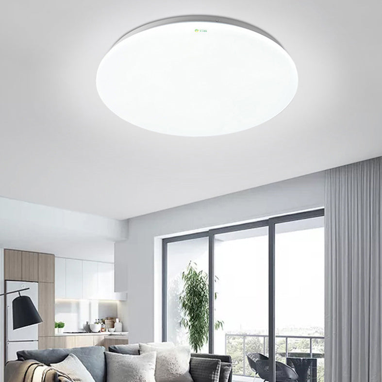 Luminaria de techo LED simplista con montaje empotrado para sala de reuniones de oficina