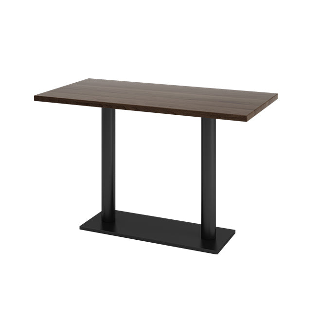 Industrial Style Solid Wood Top Dining Room Set with Rectangle Shape Dining Table Furniture