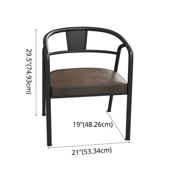 Traditional Style Wooden Dining Room Set with Rectangle Table and Metal Base Dining Table Furniture