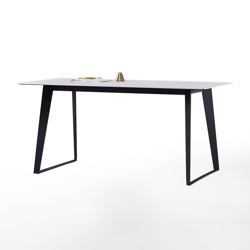 Modern Sintered Stone Dining Set White Multi Purpose Dining Table Furniture for Dining Room