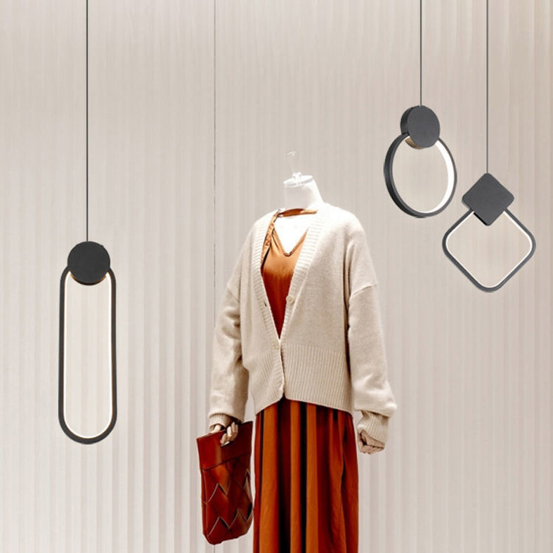 Simple Contemporary Single Head Pendant LED Pendant for Bar Study Room