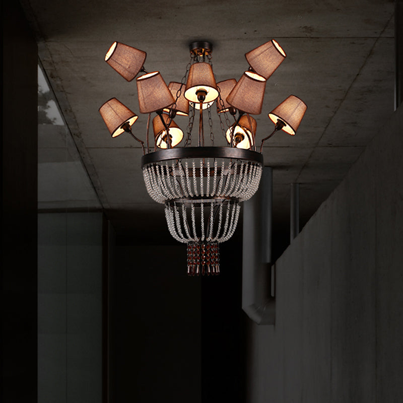 Copper Cascade Pendant Pendant Chandelier Vintage Tabill