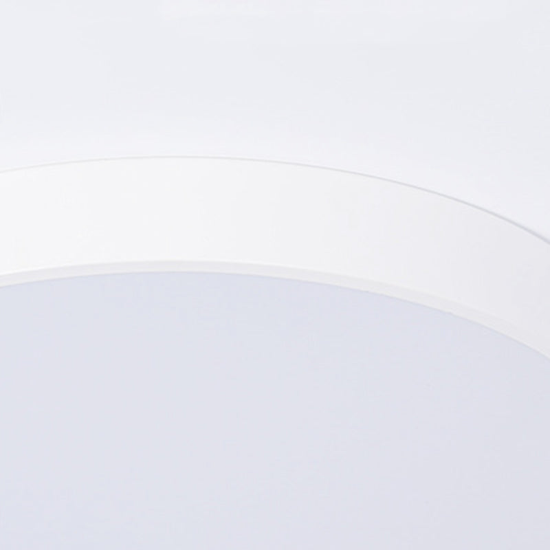 Acrylic Drum Flush Mount Ceiling Lighting Fixture Modern Style 1-Light Led Flush Ceiling Lights