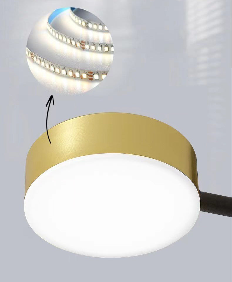 Soporte empotrado moderno lineal de acrílico de Sputnik de las luces de techo rasantes de la sala de estar LED