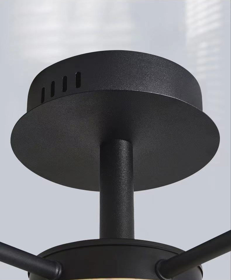 Soporte empotrado moderno lineal de acrílico de Sputnik de las luces de techo rasantes de la sala de estar LED