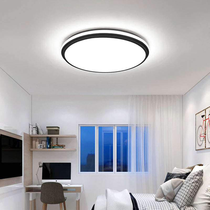 Acrylic 1-Light Flush Ceiling Light Fixture Geometrical Modern Style Flush Mount Lighting