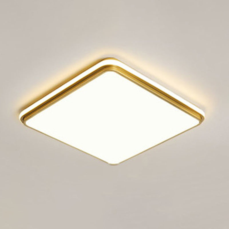 Acrylic 1-Light Flush Ceiling Light Fixture Geometrical Modern Style Flush Mount Lighting