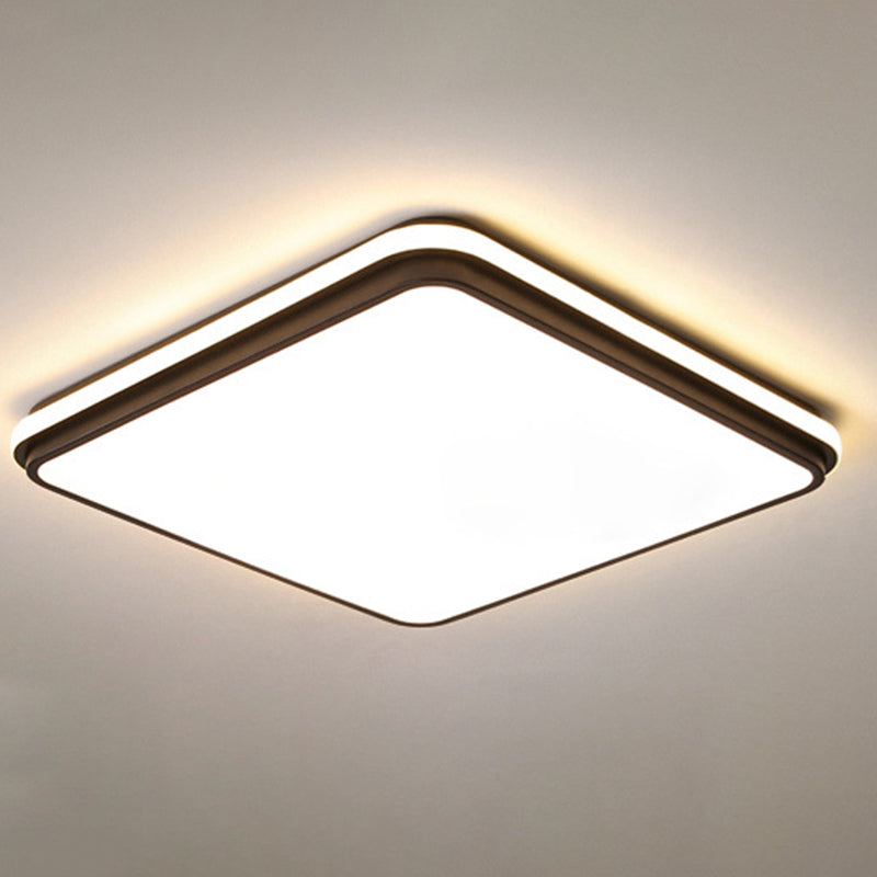 Acrylic 1-Light Flush Ceiling Light Fixture Geometrical Modern Style Flush Mount Lighting