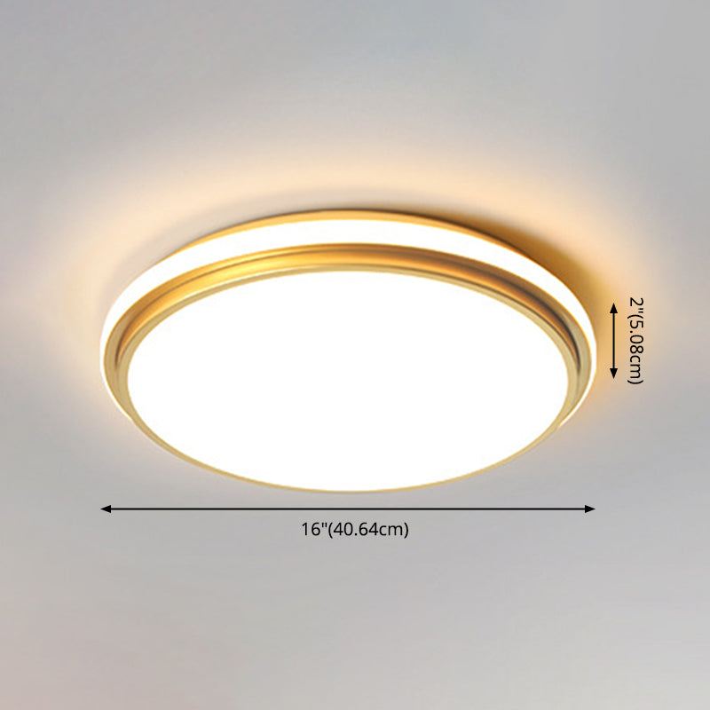 Acrylic 1-Light Flush Ceiling Light Fixture Geometrical Modern Style Flush Mount Lighting