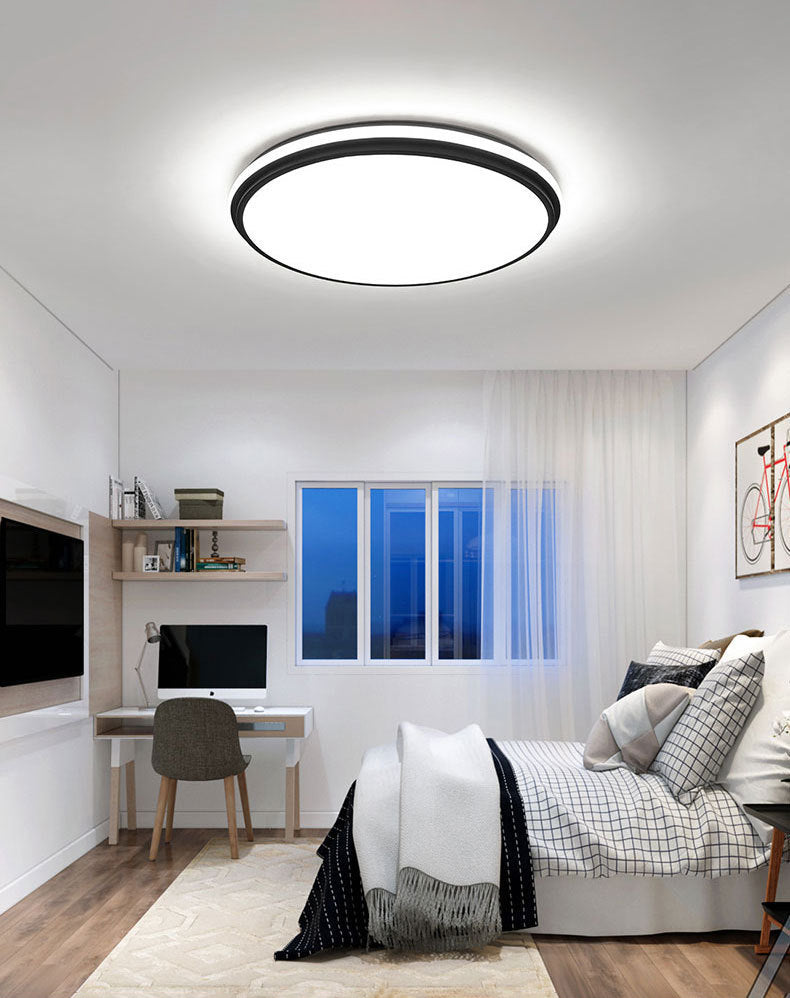 Acrylic 1-Light Flush Ceiling Light Fixture Geometrical Modern Style Flush Mount Lighting