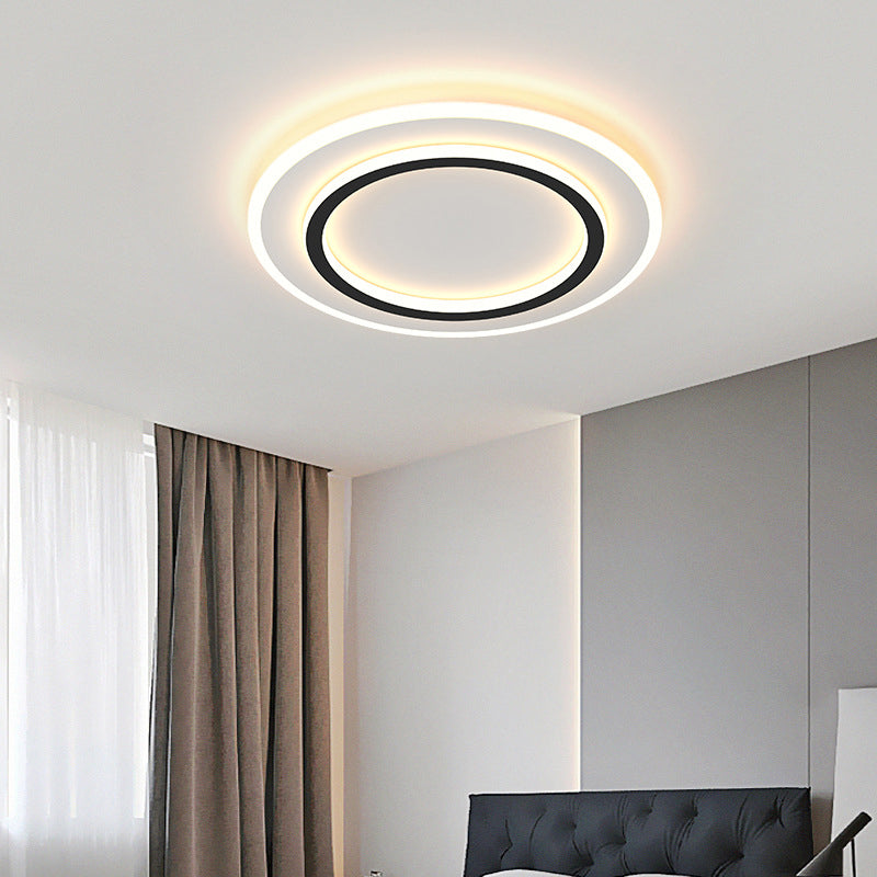 Modern Style Geometrical Flush Ceiling Lights 1-Light Acrylic Flush Mount Led Fixture