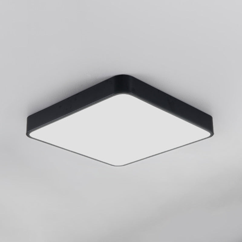 Plafonnier encastré géométrique en acrylique, plafonnier à 1 lumière de style moderne