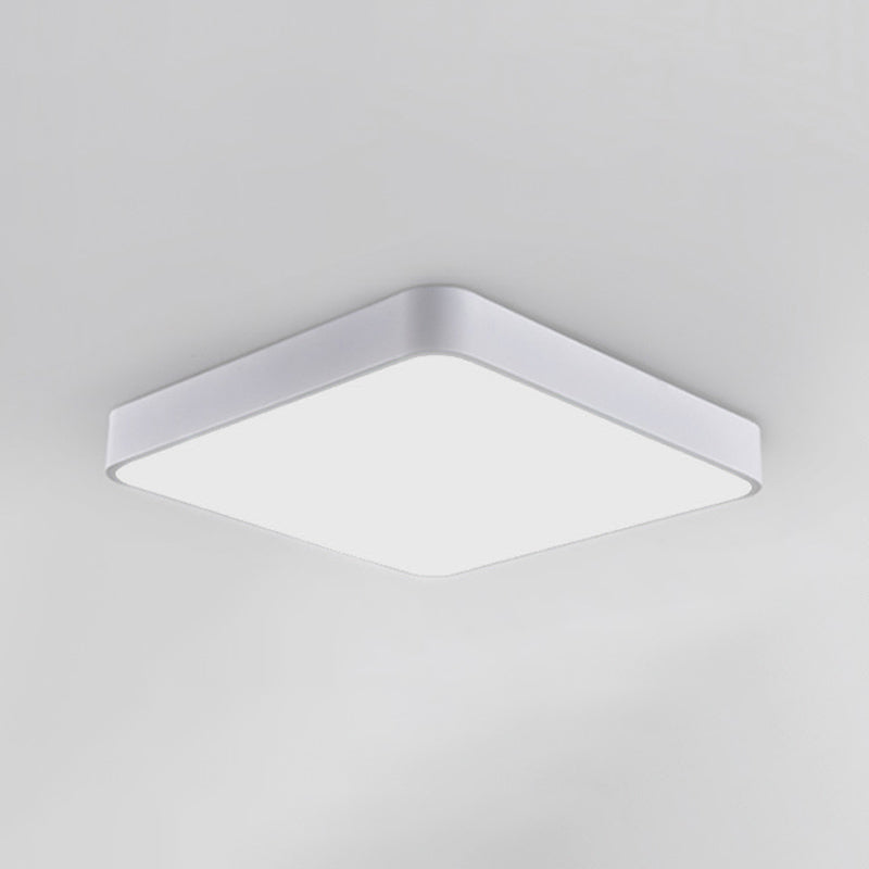 Plafonnier encastré géométrique en acrylique, plafonnier à 1 lumière de style moderne