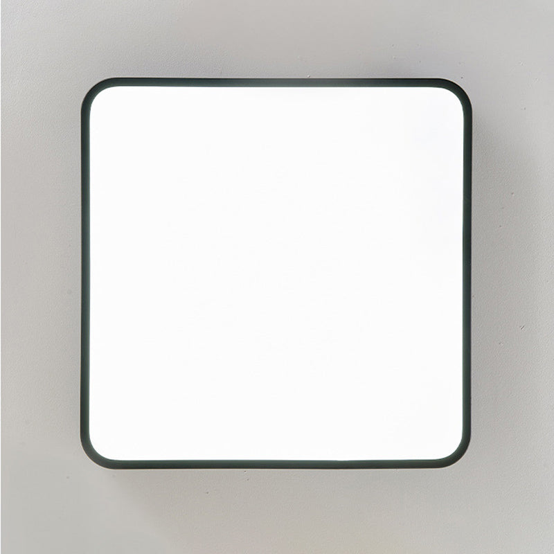 Plafonnier encastré géométrique en acrylique, plafonnier à 1 lumière de style moderne