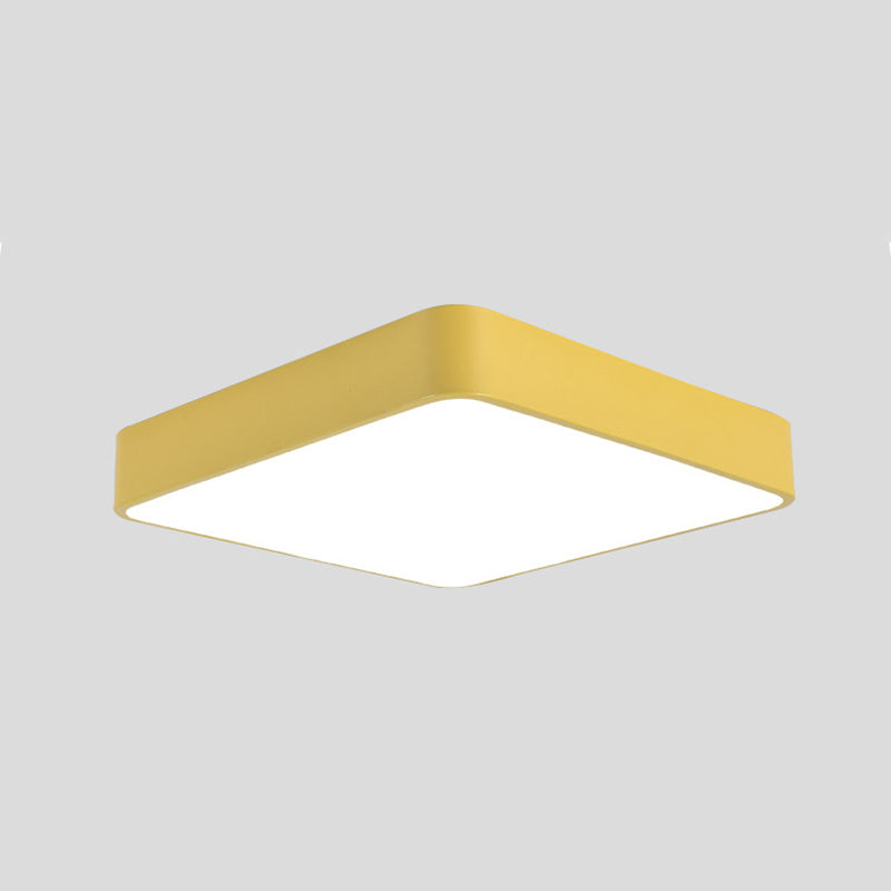 Plafonnier encastré géométrique en acrylique, plafonnier à 1 lumière de style moderne