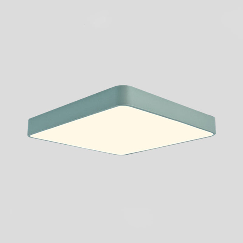 Plafonnier encastré géométrique en acrylique, plafonnier à 1 lumière de style moderne