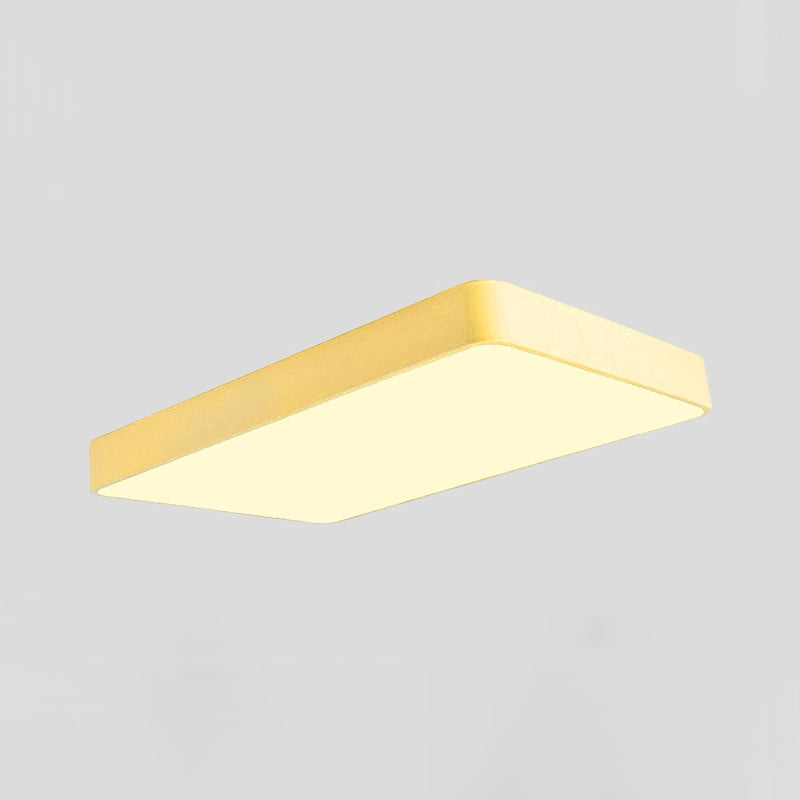 Plafonnier encastré géométrique en acrylique, plafonnier à 1 lumière de style moderne