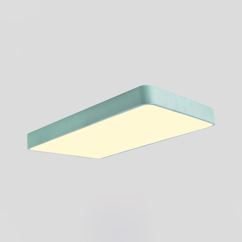 Plafonnier encastré géométrique en acrylique, plafonnier à 1 lumière de style moderne