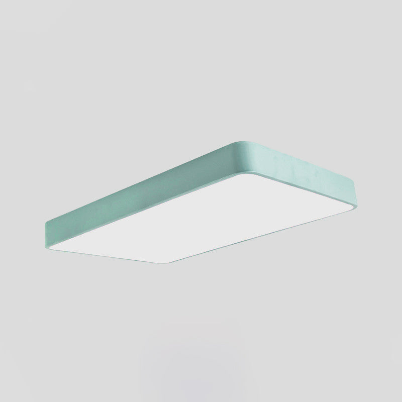 Plafonnier encastré géométrique en acrylique, plafonnier à 1 lumière de style moderne