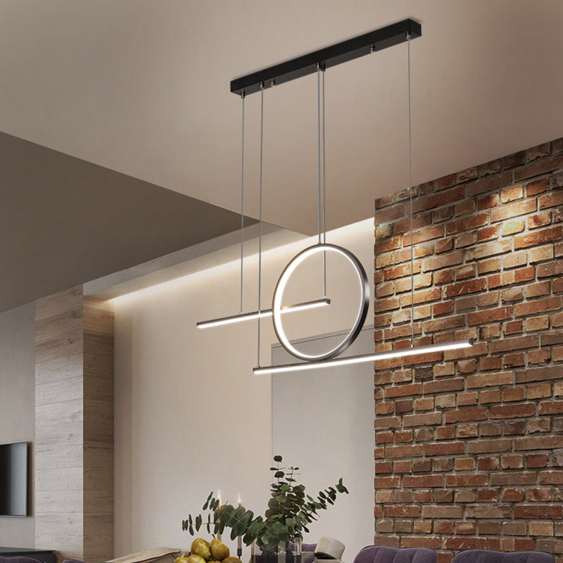 Linear Island Lights Modern Kitchen Island Lighting Metal 3 Light Island Light Fixture