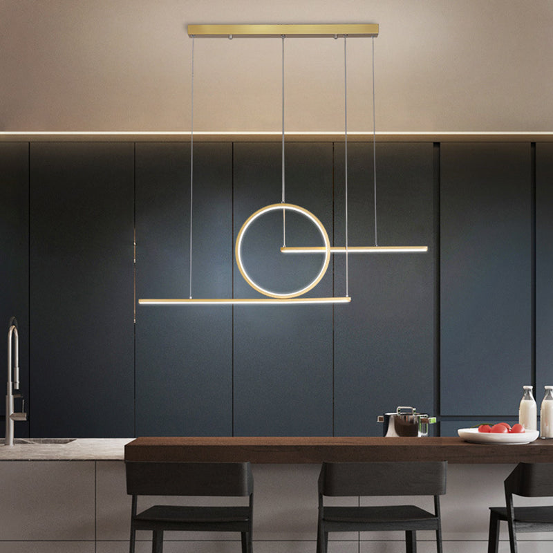 Linear Island Lights Modern Kitchen Island Lighting Metal 3 Light Island Light Fixture