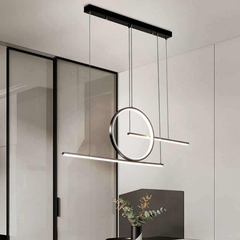 Linear Island Lights Modern Kitchen Island Lighting Metal 3 Light Island Light Fixture