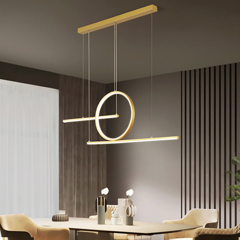 Linear Island Lights Modern Kitchen Island Lighting Metal 3 Light Island Light Fixture