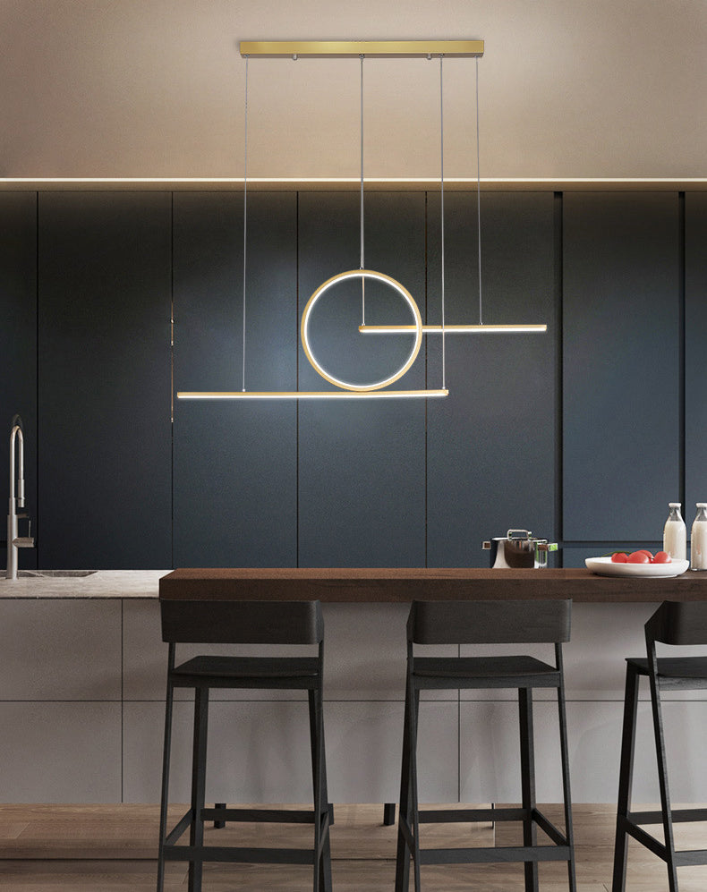 Linear Island Lights Modern Kitchen Island Lighting Metal 3 Light Island Light Fixture