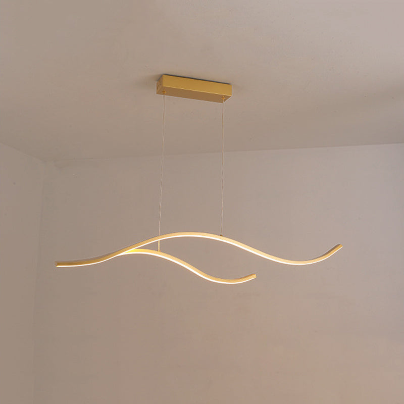 Linear Island Pendant LED New Modern Ceiling Pendant Light for Dining Room