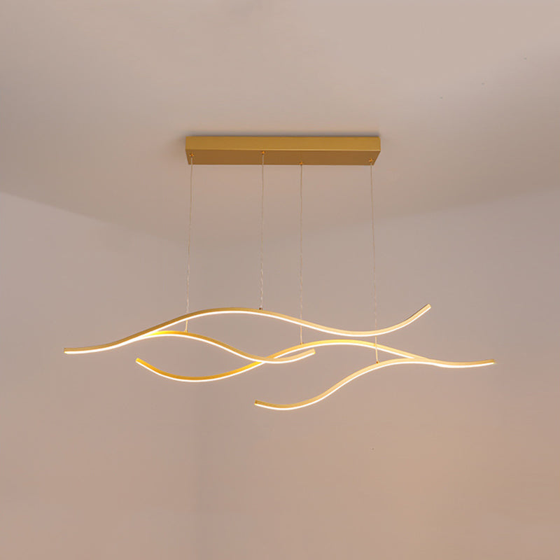 Linear Island Pendant LED New Modern Ceiling Pendant Light for Dining Room