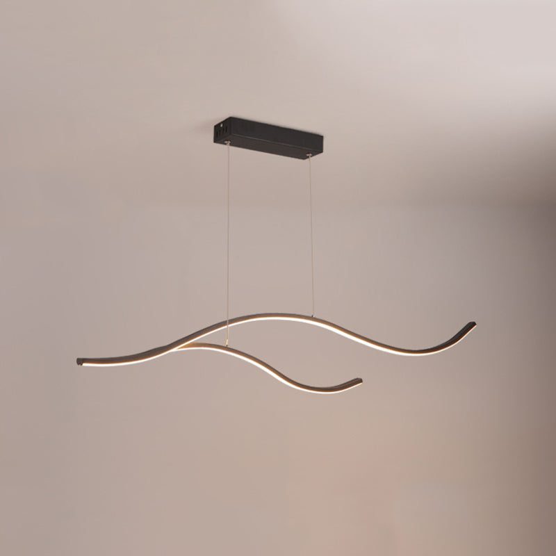 Linear Island Pendant LED New Modern Ceiling Pendant Light for Dining Room