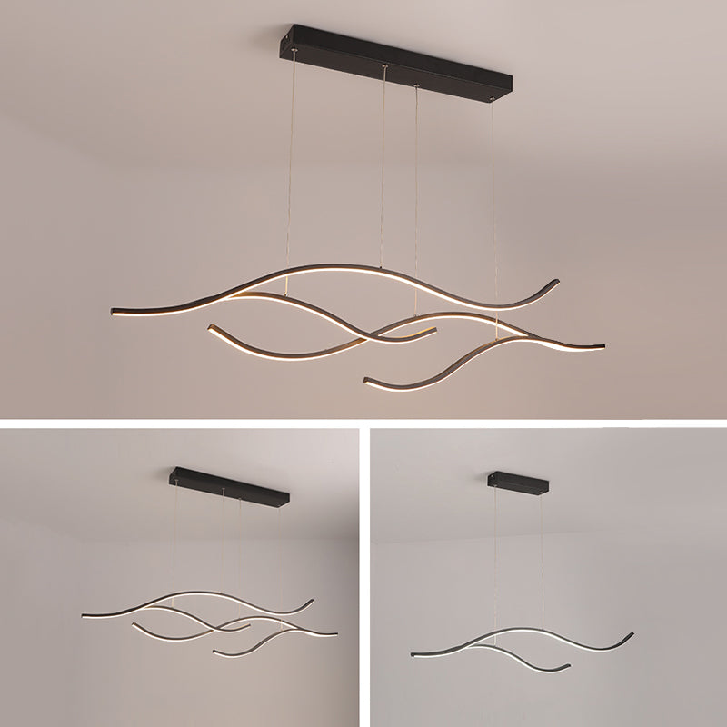 Linear Island Pendant LED New Modern Ceiling Pendant Light for Dining Room