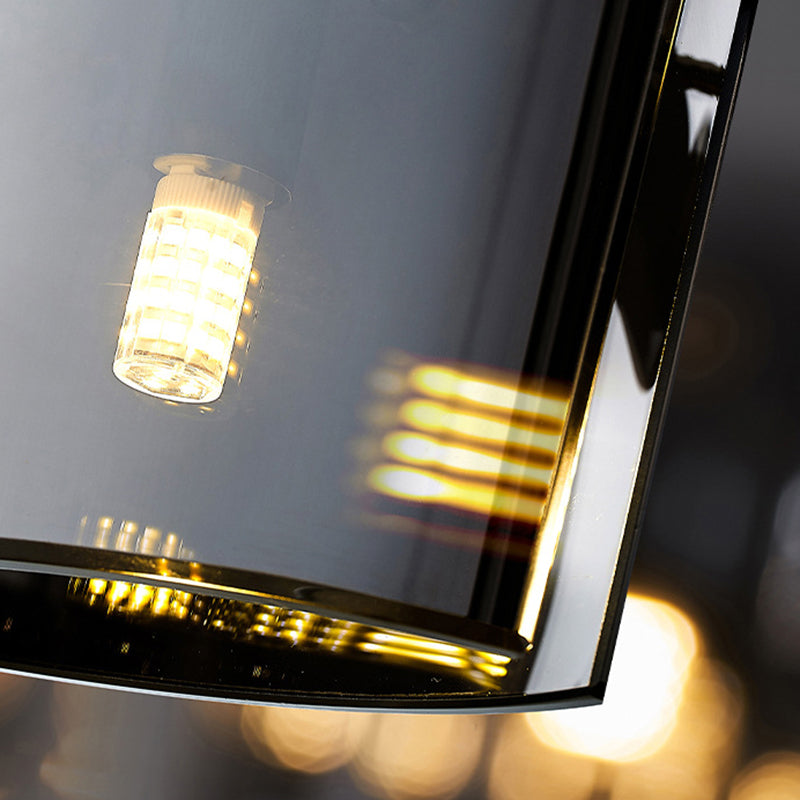 Modern Kitchen Island Lighting with Shape Island Lighting Glass 5 Light Island Lights