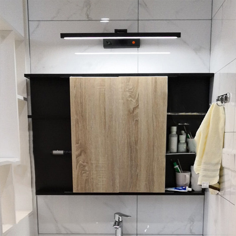 Éclairage de mur de miroir de style simple de style simple à 1 lumière